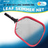 U.S. Pool Supply Professional Heavy Duty Large Swimming Pool Leaf Skimmer Net - Strong Reinforced Aluminum Frame for Faster Cleaning & Easier Debr...