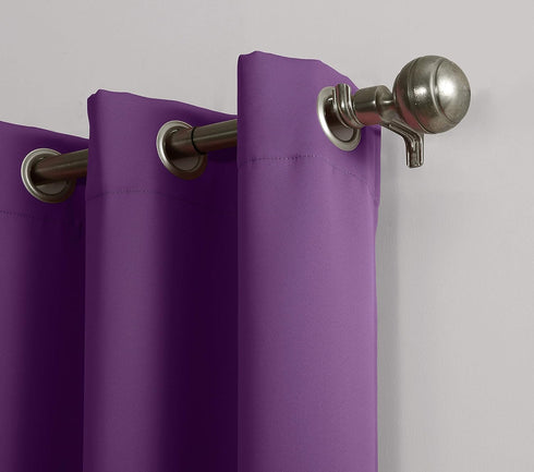 Sun Zero Riley Kids Bedroom Blackout Grommet Curtain Panel, 40" x 63", Purple...