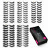 Eliace Eyelashes, 50 Pairs 5 Styles lux Faux Mink Lashes Natural Look Wispy Fluffy Handmade Cat Eye lashes Pack False Eyelashes Set, Comfortable &...