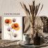 Posterizer 1 pcs-minimalist dainty flowers in orange and purple art 7-Abstract & Modern Art-Floral & Botanical Art-Chic Home Decor- unframed wall ...