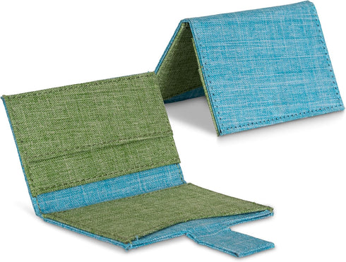| Stick On Cell Phone Wallet and Card Holder for Phone Case | iPhone Compatible(Blue Green)...