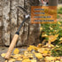 SHANFEEK Japanese Weeding Sickle Hoe Gardening Tools 13-Inch Weed Remover Tool High-Carbon Steel One-Piece Molding with Hard Solid Wood Handle(Sna...