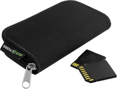 Eco-Fused Memory Card Case - Fits up to 22x SD, SDHC, Micro SD, Mini SD and 4X CF - Holder with 22 Slots...