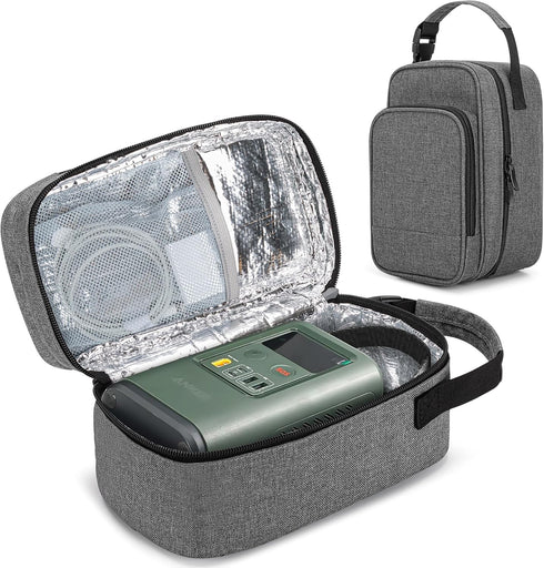 BAFASO Power Bank Case Compatible with Anker 548 Power Bank, Power Bank Bag with Cable Storage Pockets, Gray......