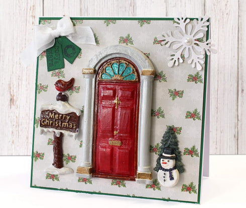 Katy Sue Classic Door Silicone Mold for Cake Decorating & Crafts...
