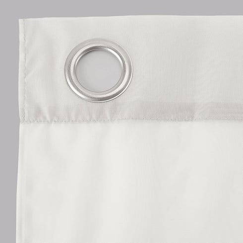 No. 918 Emily Sheer Voile Grommet Curtain Panel, 59" x 63", Eggshell Off-White...