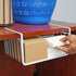 White Wire Under-Shelf Storage Basket, 11-Inch – Durable Organization Solution for Kitchen, Pantry, and Closet...