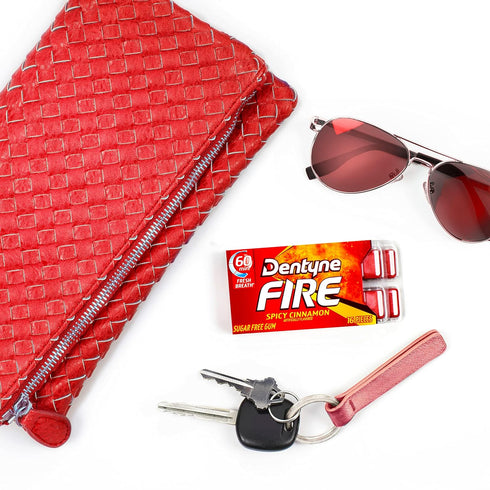 Dentyne Fire Spicy Cinnamon Sugar-Free Chewing Gum, Pack of 9 (144 Total Pieces)...