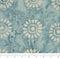 Singer Fabric 100% Cotton, Batik Collection, Cadet Blue Sunflower, Cut by The Yard, 42 Inches...