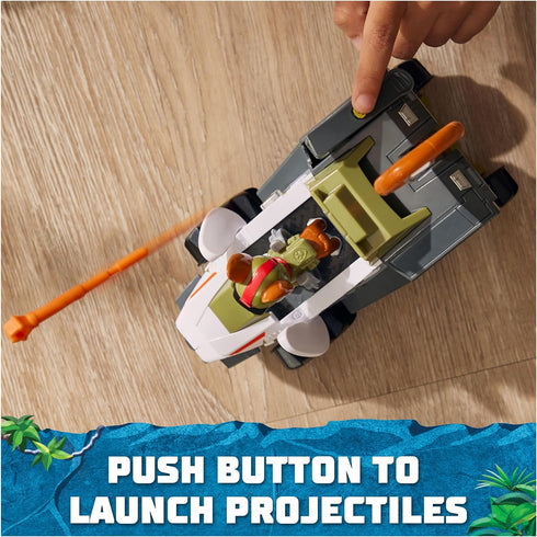 Paw Patrol Jungle Pups, Tracker’s Monkey Vehicle, Toy Truck with Collectible Action Figure, Kids Toys for Boys & Girls Ages 3 and Up...