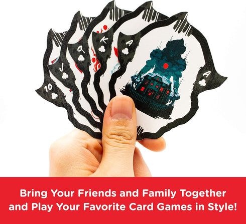 AQUARIUS IT Chapter 2 Shaped Playing Cards - IT Chapter 2 Themed Deck of Cards for Your Favorite Card Games - Officially Licensed IT Movie Merchan...