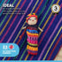 Thorness Set of 5 Guatemalan Handmade Worry Doll with a Colourful Crafted Storage Bag | Worry Dolls for Girls | Worry Dolls for Boys | Anxiety Dol...