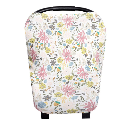 Copper Pearl Baby Car Seat Cover Canopy and Nursing Cover Multi-Use Stretchy 5 in 1 Gift Olive...