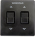 Dorman 901-027 Front Driver Side Power Window Switch 2 Button Compatible with Select Chevrolet / GMC Models...