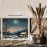 Posterizer 1 pcs-old farm house in snowy winter nature-in oil painting style-14-Landscape & Nature Art-GIft for Men Women Teens-Dining Room Decor-...