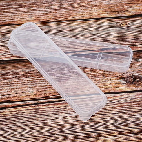 OriGlam Portable Flatware Box Travel Tableware Storage Case, Simple Tableware Storage Box Case for Cutlery Kit (White)...