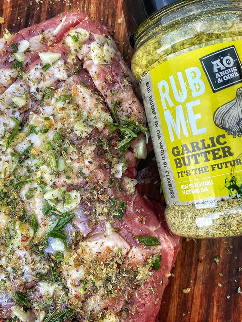 Angus & Oink | Garlic Butter Rub | Garlic and Herb Powder Seasoning Rub | Perfect For Chicken, Fries and Potatoes | Gluten-Free, No Preservatives ...