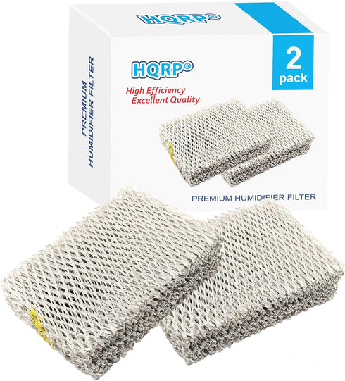 HQRP 2-Pack Humidifier Wick Filter Compatible with Hunter 31941 94124 Replacement Hunter 33201, 33202, 33204, 33222, 33223 Humidifiers