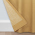 VUE Arashi Modern Boho Decorative Ombre Rod Pocket Window Curtain for Living Room (1 Panel), 52 in x 95 in, Gold...