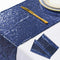 ShinyBeauty 2 Pack Navy Blue Sequin Table Runners | 12in x 108in Elegant Dining Table Runner | Perfect for Round Tables | Fall & Christmas Theme |...