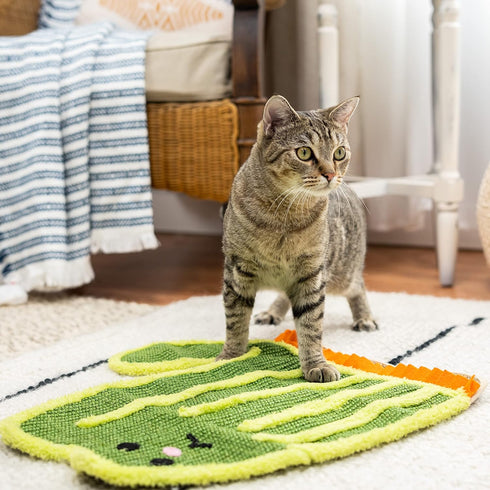Kitty City Premium Catnip Sisal Scratch Pad, Cactus Design, Natural Cat Training Scratch Play Pad, Large...