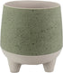 The HC Companies 6 Inch Orion Self Watering Planter - Lightweight Indoor Plastic Plant Pot for Herbs and Flowers, Sage...