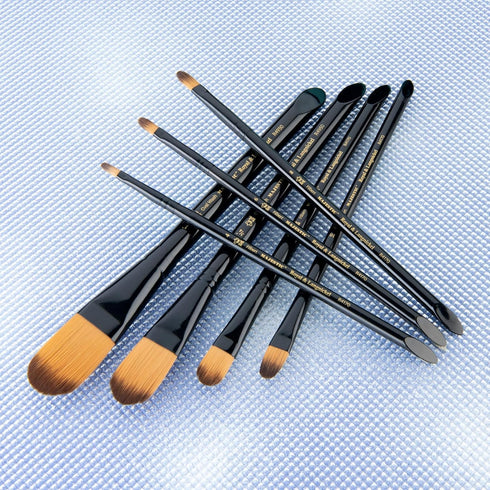 Majestic Royal & Langnickel Filbert and Oval Wash Artist Brush Set, 7-Piece...