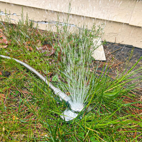 Morvat Metal Water Sprinkler for Flowers Plants Garden Lawn & Yard, Gentle Flow Watering Spray System & 360 Degree Irrigation for Small to Medium ...