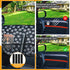2 Pcs Car Door Protector Pet Dog Paw Prints Car Door Cover Protector Waterproof Scratching Nonslip Universal Fit Car Door Guard with Storage Pocke...