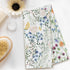 Floral Colorful Green Leaf and Wildflower Spring Kitchen Dish Towels, 16×24 Inches Summer Hand Tea Towel for Home Cooking Baking Cleaning, Set of ...