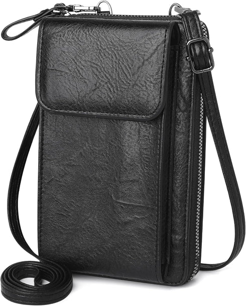 OIDERY Small Crossbody Bags for Women Cell Phone Purse Wallet PU Leather Shoulder Handbag Wallet with Credit Card Slots...