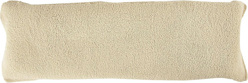 Body Pillow Cover. Sherpa with side zipper by Lavish Home – 18 ”x52” (Ivory)...