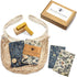 4-Pack Reusable Beeswax Wraps with Produce Bag & 2 Beeswax Bars...