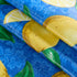 Newbridge Round Vinyl Tablecloth, 70 Inch, Mediterranean Zest Vinyl Flannel Backed Table Cloth, Lemon Print...
