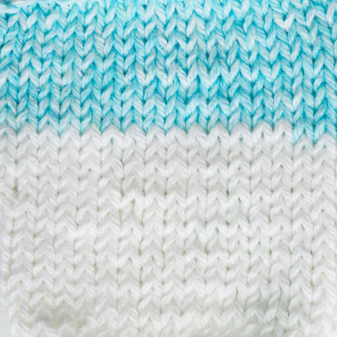 Lily Sugar and Cream Cotton Yarn, Violet Stripes, 2 oz....