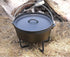 Stanbroil 8" Cast Iron Folding Dutch Oven Lid Stand for Campfire Cooking, 4-in-1 Folding Pot Stand Camp Dutch Oven Tool...