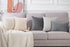 MADIZZ Set of 2 Super Soft Velvet Decorative Throw Pillow Covers 22x22 inch White Square with Texture Luxury Style Cushion Case Pillow Shell for S...