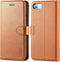 TUCCH Case Wallet for iPhone SE 2022 5G/Phone 7/8/SE 2020, PU Leather Flip Folio with Card Slot Stand Magnetic TPU Shockproof Inner Shell Compatib...