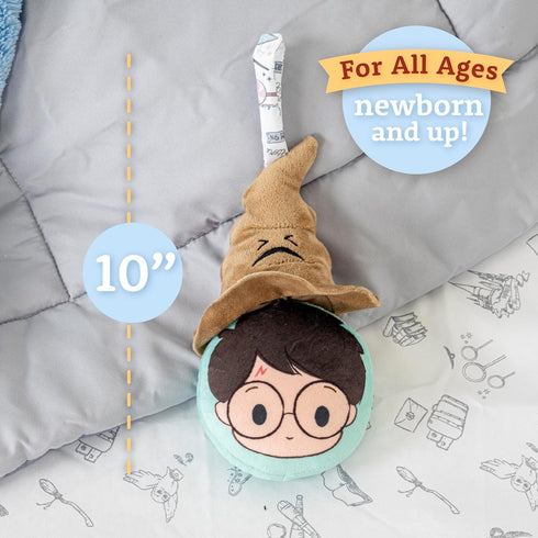 Kids Preferred Harry Potter Sorting Hat Mirror On The Go Rattle Plush Toy...
