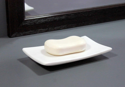 Natural Marble Stone Soap Dish Bath Accessories for Bath, Tub or Wash Basin...