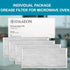 W10208631A, GE WB06X10596, AP5617368 Grease Filter Replacement for Many Whirlpool Microwaves filter 13 x 6 (Packed in Box) (4-Pack)