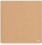 U Brands Frameless Square Cork Bulletin Board, Office Supplies, 14” x 14”, Natural, with Push Pins, 1 Count...