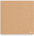 U Brands Frameless Square Cork Bulletin Board, Office Supplies, 14” x 14”, Natural, with Push Pins, 1 Count...