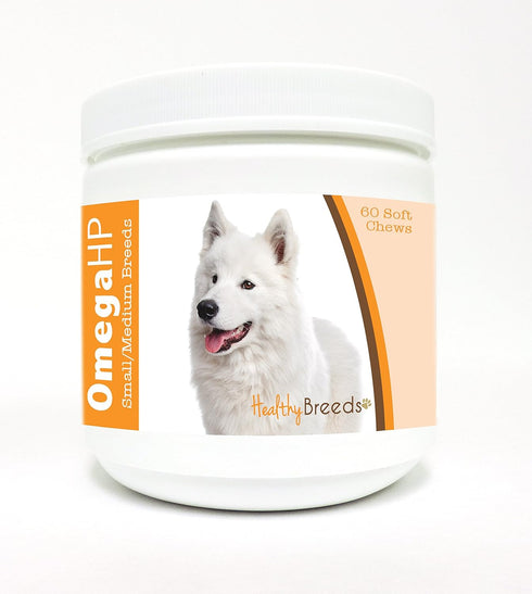 Healthy Breeds Samoyed Omega HP Fatty Acid Skin and Coat Support Soft Chews 60 Count...