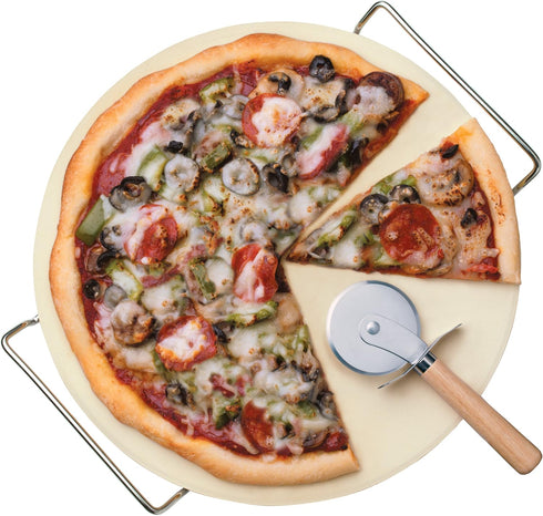Sunbeam 3-Piece Pizza Baking Stone Set...