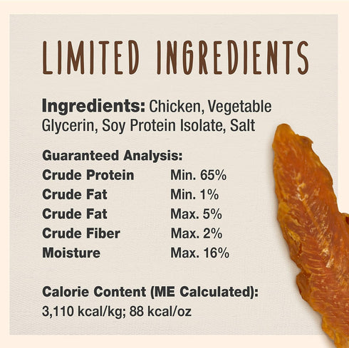 Cadet Gourmet Chicken Breast Dog Treats - Healthy & Natural Chicken Dog Training Treats for Small & Large Dogs - Inspected & Tested in USA (14 oz....