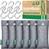 Activated Charcoal Odor Absorber,6 Pack Nature Odor Eliminator for Shoes, Bamboo Charcoal Air Purifying Bags,Shoe Deodorizer and Moisture Absorber...