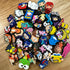 Ella & Emma 50Pcs Cute Cartoon Anime Mixed Shoe Charms Pins for Boys Girls, Kawaii Shoes Charms Pack for kids, Shoe Decoration Accessories, Party ...