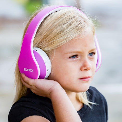 BTX1 Kids Bluetooth Headphones (Pink)......