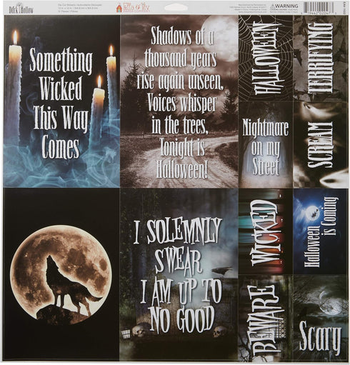 Ella & Viv by Reminisce EAV-1023 Dark Hallow Scrapbook Collection Kit...